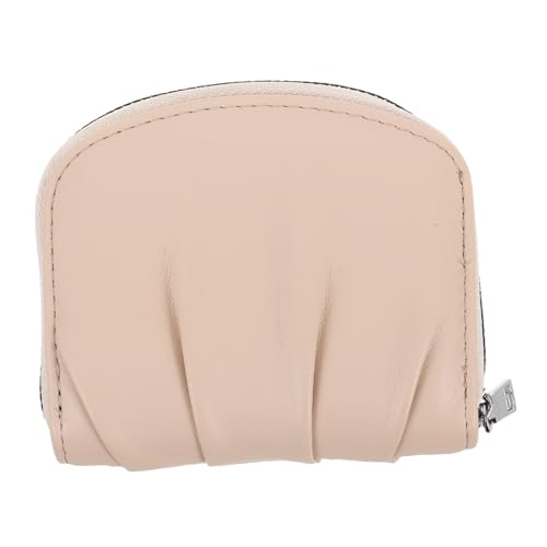 ROMISBABA Geldbörse PU Münzgeldbörse mit Reißverschluss für Damen Kompakt Leicht für Kreditkarten Gefaltete Scheine Schlüssel Lippenstift Weiß von ROMISBABA