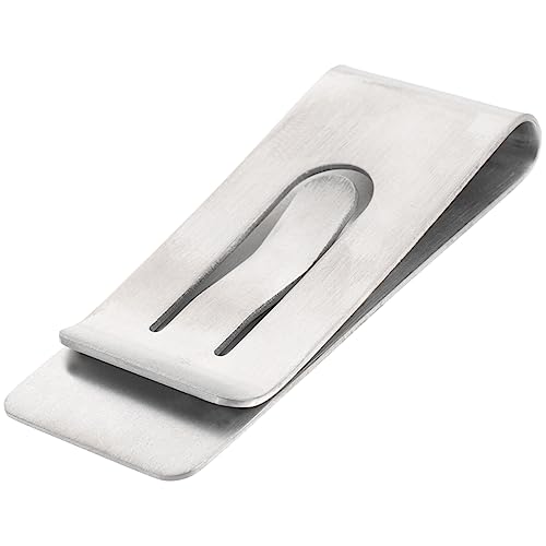 ROMISBABA Geld Bargeld Clip Geldscheinklammer Kreditclip Brieftasche Geldklammern Geldklammer Aus Rechnung Clip Kleiner Klipp Halter Für Geldklammern Id-Inhaber Clip Zur Geldfixierung Reines Geldclip von ROMISBABA