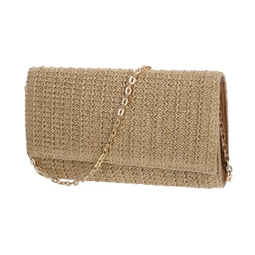 ROMISBABA Gewebte Damen Handtasche Künstliche Stroh Strandtasche Vielseitig Tragbar Abendkupplung oder Crossbody für Urlaub Strand Lässige Anlässe Elegantes Design ROMISBABA Gewebte Damen Handtasche Künstliche Stroh Strandtasche Vielseitig Tragbar Abendkupplung oder Crossbody für Urlaub Strand Lässige Anlässe Elegantes Design von ROMISBABA