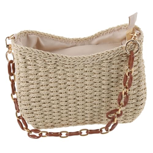 ROMISBABA Gewebte Strandtasche für Frauen Umhängetasche Robustem Material für Reisen Urlaub Picknick Shopping für Sommer Strand ROMISBABA Gewebte Strandtasche für Frauen Umhängetasche Robustem Material für Reisen Urlaub Picknick Shopping für Sommer Strand von ROMISBABA