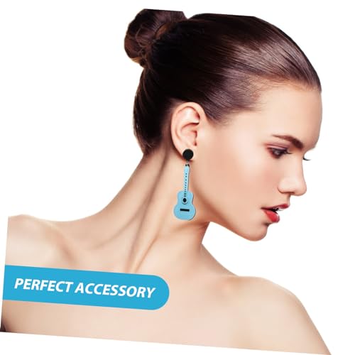ROMISBABA Gitarren Ohrringe Langlebigem Stylisches Hip Ohrhänger für Damen Auffälliger Schmuck für Alltag Party und Performance von ROMISBABA