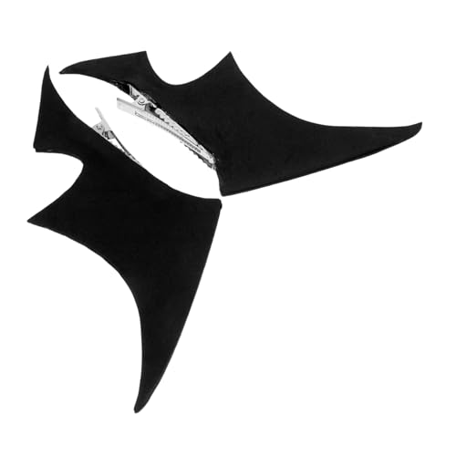 ROMISBABA Gothic Bat Wing Haarclips Metal Sponge Haarspangen Komfortabel Sicher Stilvolle Halloween Cosplay Accessoires für Mädchen Party Alltag von ROMISBABA