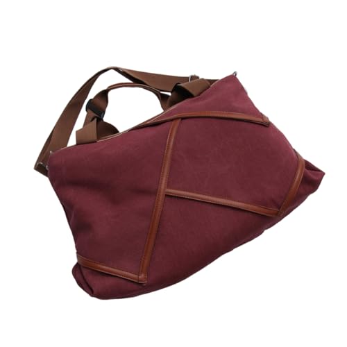 ROMISBABA Große Canvas Handtasche Damen Lässige Umhängetasche Viel Stauraum Robuste Schultertasche Alltag Arbeit Schule Strand Einkaufstasche von ROMISBABA