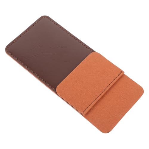 ROMISBABA Großes Leder Stifteetui mit Pen Schutzfunktion Organizer mit Hoher Kapazität Stilvolle Ledertasche zur Aufbewahrung von Kugelschreibern und Bleistiften Praktischer Pen Inserting von ROMISBABA