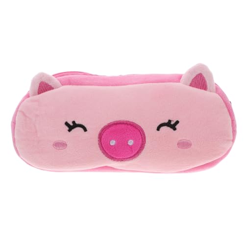 ROMISBABA Großes Plüsch Federmäppchen mit Reißverschluss Cartoon Stifttasche für Mädchen Vielseitige Aufbewahrung Kosmetiktasche Schreibwaren Organizer Spielzeugtasche von ROMISBABA