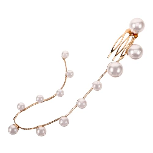 ROMISBABA Haarkette für Mädchen Haarschmuck Aus Zinklegierung Kunstharz Exquisites Modeaccessoire ROMISBABA Haarkette für Mädchen Haarschmuck Aus Zinklegierung Kunstharz Exquisites Modeaccessoire von ROMISBABA