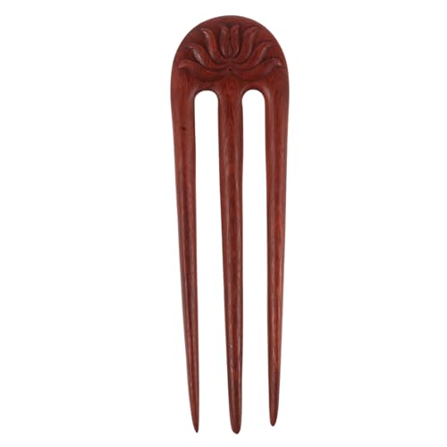 ROMISBABA Chinesische Holz Haar Stick Haargabel Zarte Sandelholz Haarnadel Retro Haar Essstäbchen Für Frauen Dutt Nadeln Frisuren Styling Tool von ROMISBABA