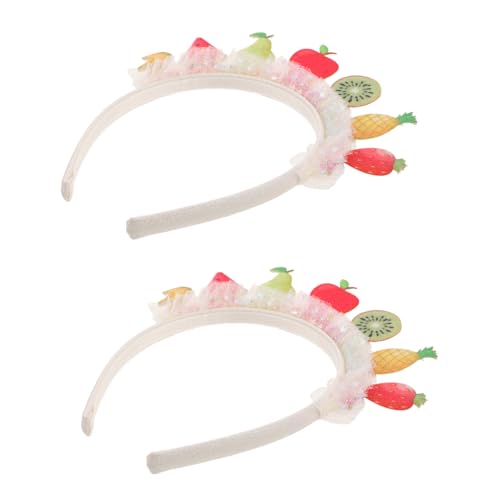ROMISBABA Haarband Mit Tropischen Früchten Stirnband Für Mädchen Haarreifen Für Strand Und Poolpartys -accessoire Stirnband Für Kleinkinder von ROMISBABA