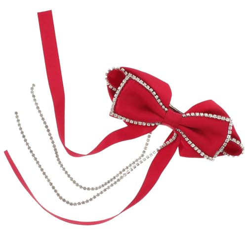 ROMISBABA Haarschmuck Damen Haarschleife mit Schleifen Design für Eleganter Haarklammer Clip für Hochzeiten Geburtstagsfeiern Abschlussbälle Samtmaterial ROMISBABA Haarschmuck Damen Haarschleife mit Schleifen Design für Eleganter Haarklammer Clip für Hochzeiten Geburtstagsfeiern Abschlussbälle Samtmaterial von ROMISBABA