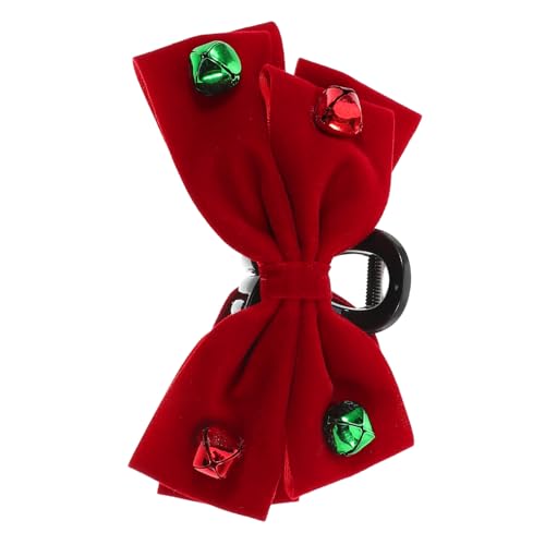 ROMISBABA Haarspange Mit Glockenmotiv Bequeme Haarspange Aus Samtmaterial Haarschmuck Für Damen Sicherer Sitz Für Frisuren Vielseitig Kombinierbar Für Outfits von ROMISBABA