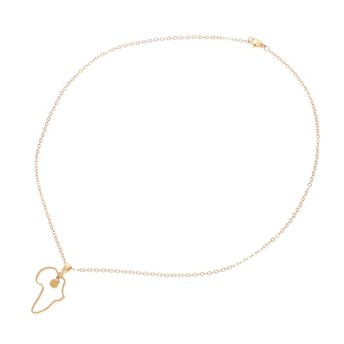 ROMISBABA Halskette für Damen mit Hohlem Herz und Karten Anhänger Hip Hop Pulloverkette aus Langlebigem Goldfarbene Statement Kette für Alltag und Besondere Anlässe von ROMISBABA