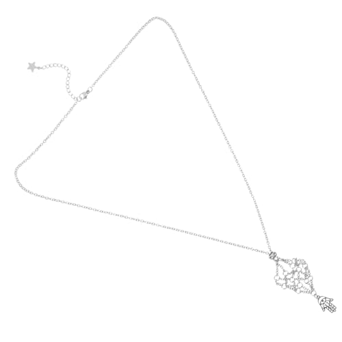 ROMISBABA Halskette Mit Steinhalterkäfig Für Damen Halskette Mit Käfig Für Steine Halter Für Steine Metallkette Für Jeden Anlass von ROMISBABA