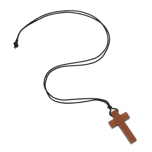 ROMISBABA Handgefertigte Holzkreuz Halskette Fein Geschnitztes Anhänger Schmuckstück Leichtes Rustikales Design für Damen Herren Modisches Accessoire Passend zu Pullover und Hemd ROMISBABA Handgefertigte Holzkreuz Halskette Fein Geschnitztes Anhänger Schmuckstück Leichtes Rustikales Design für Damen Herren Modisches Accessoire Passend zu Pullover und Hemd von ROMISBABA