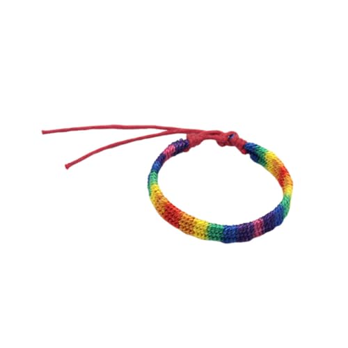 ROMISBABA Handgefertigtes Regenbogenfarben Armband für Damen Herren Verstellbare Fadenarmband Hochwertigem Material Einschließlich Geburtstagsgeschenke Feiertage ROMISBABA Handgefertigtes Regenbogenfarben Armband für Damen Herren Verstellbare Fadenarmband Hochwertigem Material Einschließlich Geburtstagsgeschenke Feiertage von ROMISBABA