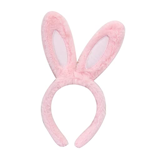 ROMISBABA Osterhasenohren Stirnband Kaninchenohr Haarband Hasenohren Haarband Junge Mädchen Haarreif Cartoon-plüsch Stirnband Für Erwachsene Mädchen Haar Accessoires Kopfschmuck von ROMISBABA