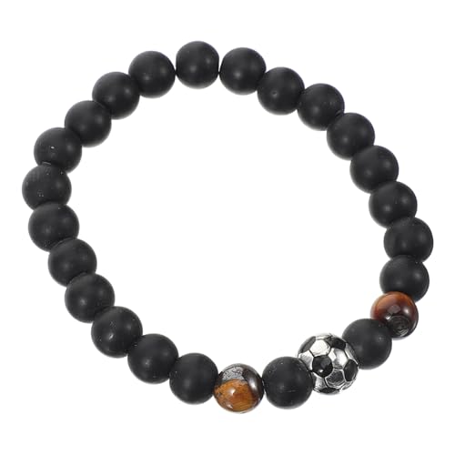 ROMISBABA Herren Armband Steinperlen Modisches Stretch Armband Hautfreundliches Langlebiges Perlenarmband Perfektes für Freunde Familie für Sportliche von ROMISBABA