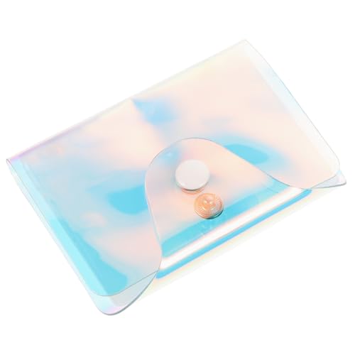 ROMISBABA Holografische Transparente Kreditkartenetui 20 Fächer Organizer Für Ausweise Und Kreditkarten Leichtes Material Für Reisen Und Alltag von ROMISBABA