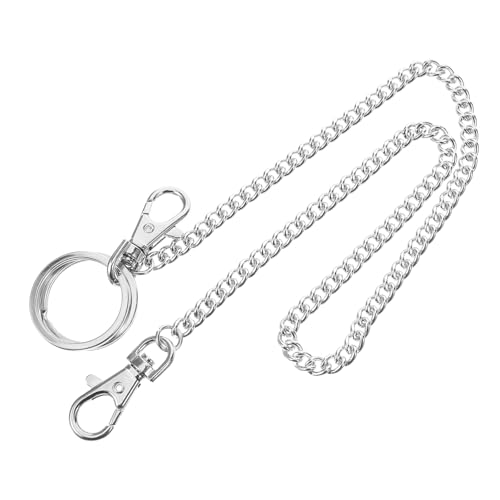 ROMISBABA Hosenkette Metall Lange Brieftaschenkette für Herren Gürtelkette für Jeans Dekorative Geldbörsenkette Langlebig Vielseitig für Freizeit Formelle Anlässe von ROMISBABA