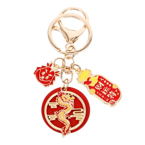 ROMISBABA Hängender Drachenjahres Schlüsselanhänger Dekorativer Neujahrs- Aus Vielseitig Als Schlüsselbund Oder Taschenpendant Inspiriert Von Traditionellen Glücksbringern Mit Feiner von ROMISBABA