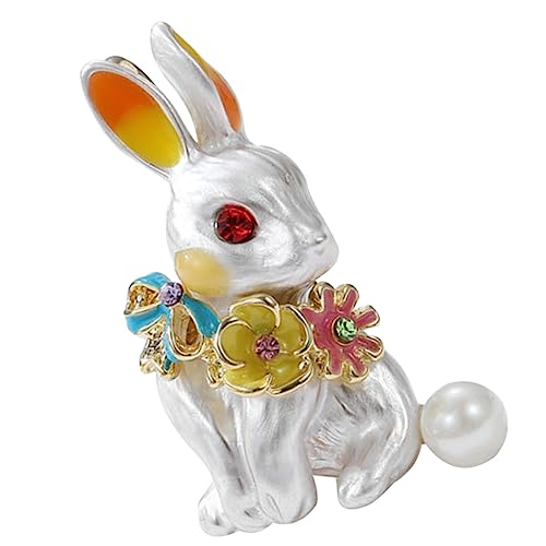 ROMISBABA Hasen-anstecknadel Neujahrs-hasen-anstecknadel Broschennadeln Hasen-brosche Entzückende Hasen-brosche Anstecknadel Für Hüte Broschennadel Kragennadel Schmuck Für Frauen von ROMISBABA