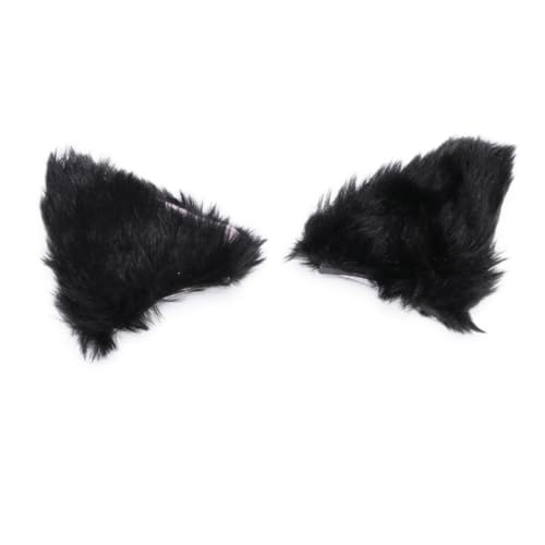 ROMISBABA Katzenohren Haarclip Flauschige Cosplay Haarspangen für Partys Teilig Zufälliger Clip Lustiger Kopfschmuck für Fotos von ROMISBABA