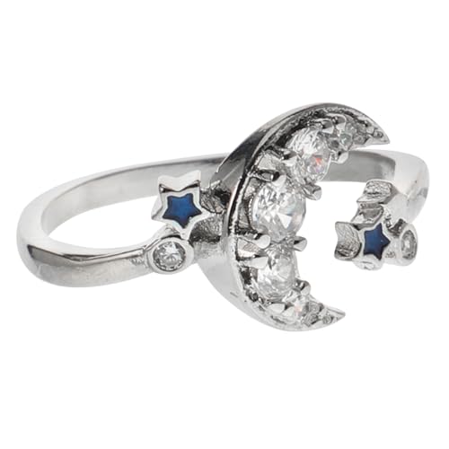 ROMISBABA Katzenring Verstellbar Silberfarben Modischer Fingerring im Design für Katzenliebhaber Süßer Schmuck für Besondere Anlässe für Geburtstage von ROMISBABA