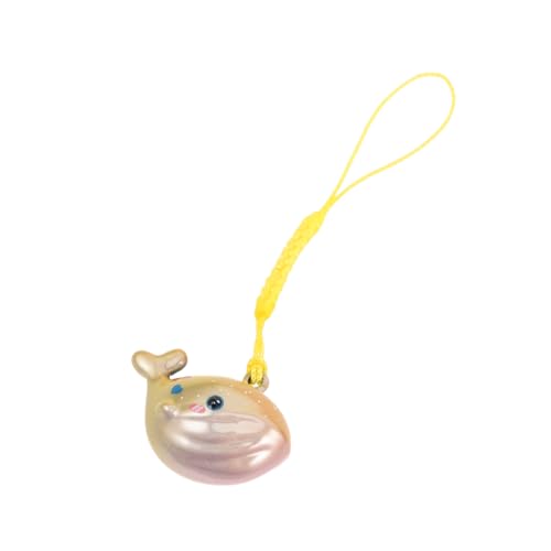 ROMISBABA Kawaii Wal Wasser Sound Glocken Telefon Charme Farbverlauf Cartoon Schlüsselanhänger Süße Tier Anhänger Für Tasche Brieftasche Hängen von ROMISBABA