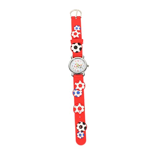 ROMISBABA Kinderuhr Mit Fußballmotiv Cartoon Sportuhr Für Jungen Und Mädchen Kinderuhr Mit Hochwertigem Armband Robust Und Bruchfest Für Kinderoutfits Und Täglichen Gebrauch von ROMISBABA