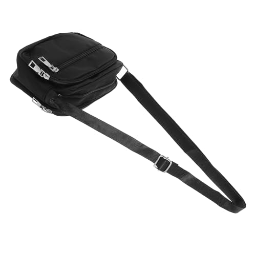 ROMISBABA Umhängetasche Für Damen Aus Nylon Crossbody-tasche Mit Mehreren Taschen Praktische Seitentasche Für Handy Und Reise Schlichtes Design Für Arbeit Und Alltag Leicht Und Tragbar von ROMISBABA