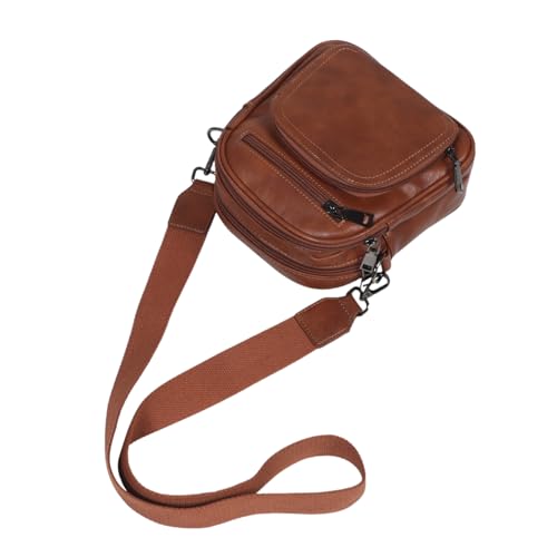 ROMISBABA Kleine Damen Crossbody Geldbörse aus PU-Material mit Verstellbarem Schulterriemen Kartenfächern Leichter Umhängetasche für Alltag und Vielseitige Nutzung von ROMISBABA