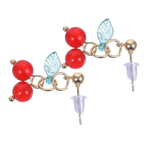 ROMISBABA Kleine Rote Ohrringe für Damen Langlebige Ohrstecker aus Legiertem Material Tragbar Stilvoller Ohrschmuck für Partys und Festivals ROMISBABA Kleine Rote Ohrringe für Damen Langlebige Ohrstecker aus Legiertem Material Tragbar Stilvoller Ohrschmuck für Partys und Festivals von ROMISBABA