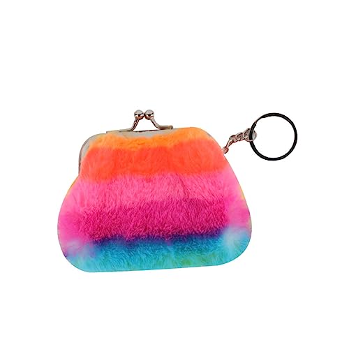 ROMISBABA Kleines Plüsch Münzgeldbörse mit Einhorn Motiv Bunte Mädchen Geldbeutel Wechselbörse Leichte und Robuste Brieftasche für Schule Shopping Alltag Zufällige Farben Zufällige Farbe von ROMISBABA