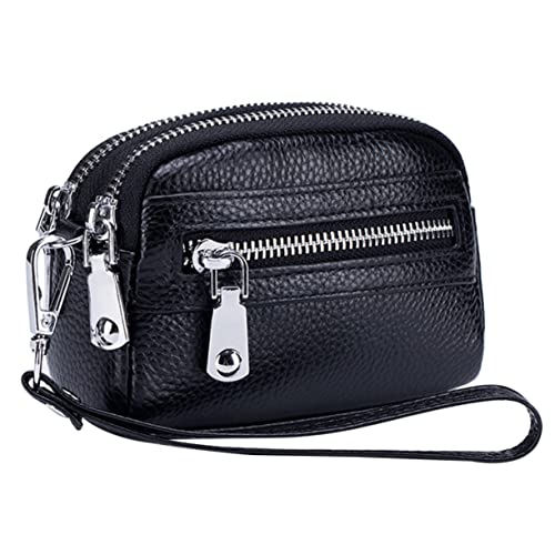 ROMISBABA Kleinledergeldbörse für Damen Multifunktionale Brieftasche mit Reißverschlussfächern für Münzen Kreditkarten Bargeld Elegantes Design von ROMISBABA