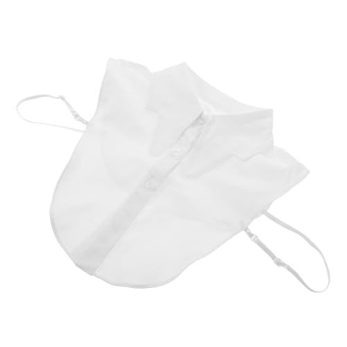 ROMISBABA Kragen Einsatz Damen Abnehmbarer Baumwoll Fake Collar Weiß Verspielte Form für Blusen Pullover und Kleider Atmungsaktiv und für Alltag von ROMISBABA