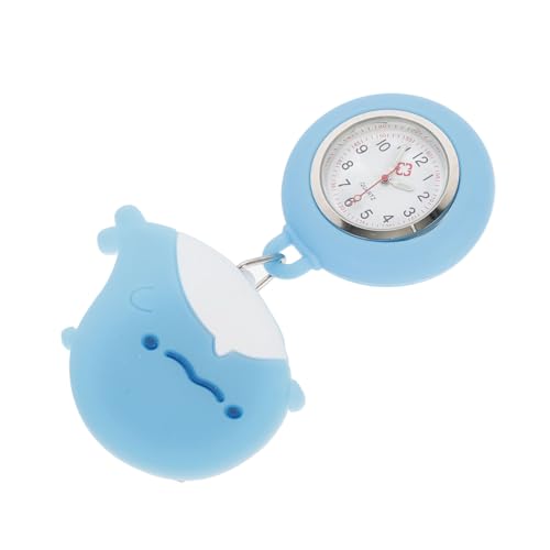 ROMISBABA Krankenschwesteruhr mit Clip Luminiszierende Taschenuhr im Walfischdesign Leichte Praktische Hängende Uhr für Pflegekräfte Robust Langlebig für Täglichen von ROMISBABA
