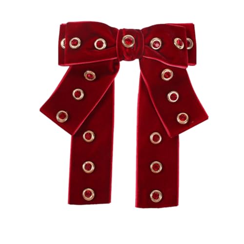 ROMISBABA Kreative Haarklammern mit Schleifen Design Automatischer Haarclip für Damen Ponytail Halter Haaraccessoires Rot für Feierlichkeiten und Alltag ROMISBABA Kreative Haarklammern mit Schleifen Design Automatischer Haarclip für Damen Ponytail Halter Haaraccessoires Rot für Feierlichkeiten und Alltag von ROMISBABA