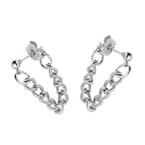 ROMISBABA Kreative Ketten Ohrstecker Damen Metalllegierung Modeschmuck Leicht Hautfreundlich Angenehm zu Tragen Modisch für Frauen Geschenkidee von ROMISBABA