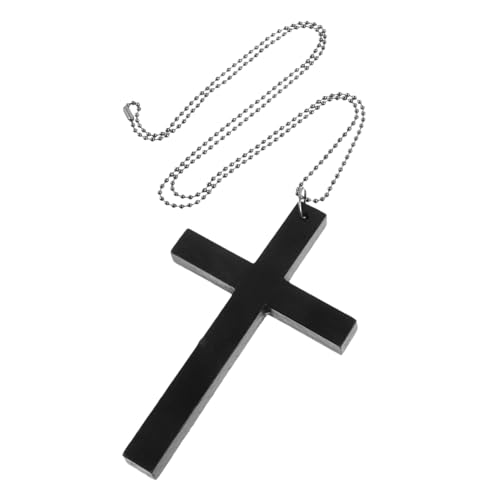 ROMISBABA Halskette Mit Kreuzanhänger Für Damen Und Herren Schlichtes Design Robustes Und Bruchfestes Material Geeignet Für Verschiedene Anlässe Wie Cosplay-partys Und Alltag von ROMISBABA