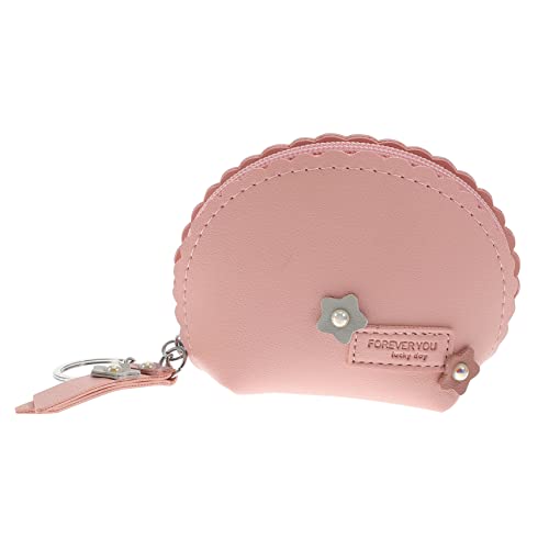 ROMISBABA Kurzformatiger Langlebiger Schlüsselanhänger Münzgeldbeutel mit Reißverschluss Multifunktionale Kleingeld und Kartenbörse für Damen Geeignet für Alltag Schule Arbeit und Shopping von ROMISBABA