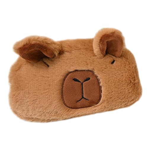 ROMISBABA Kuscheliger Bleistiftbeutel Niedlicher Plüsch Federmäppchen für Schreibwaren Vielseitig Verwendbar als Reisetasche und Pinselbeutel für und Unterwegs von ROMISBABA