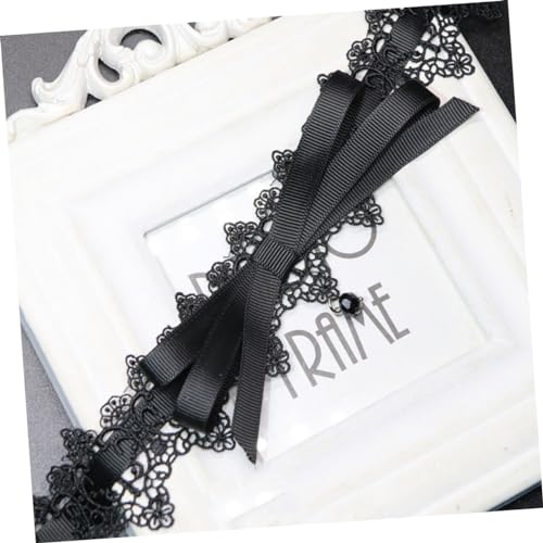 ROMISBABA Lace Neck Band Mädchen Choker mit Schleifen Verstellbares Spitzen Halsband Leichtes Schmuckaccessoire für Alltag Party und Besondere Anlässe von ROMISBABA