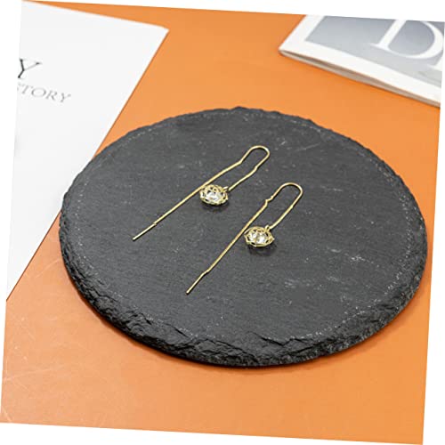 ROMISBABA Lange Ohrhänger Damen mit Funkelnden Strasssteinen Leichte Hohle Rosetten Ohrringe Ohrschmuck für Alltag Party Hochzeit und Festtage von ROMISBABA
