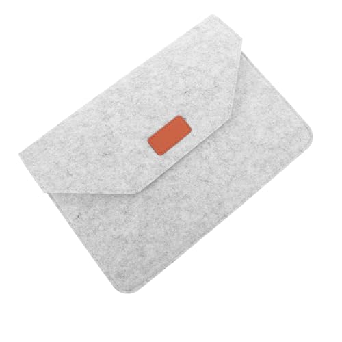ROMISBABA Laptoptasche Filz Weiches Innenfutter Stoßfest Rutsch Schutz Hülle Kompatibel für Notebook Tablet Leichte Tragbare Schutzhülle in Hellgrau ROMISBABA Laptoptasche Filz Weiches Innenfutter Stoßfest Rutsch Schutz Hülle Kompatibel für Notebook Tablet Leichte Tragbare Schutzhülle in Hellgrau von ROMISBABA
