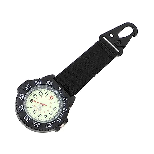 ROMISBABA Leichte Karabineruhr mit Digitalem Robuste Multifunktionale Outdoor Montageuhr mit Nylonband für Wandern Camping und Arbeit Einfach an Gürtel oder Rucksack zu Befestigen ROMISBABA Leichte Karabineruhr mit Digitalem Robuste Multifunktionale Outdoor Montageuhr mit Nylonband für Wandern Camping und Arbeit Einfach an Gürtel oder Rucksack zu Befestigen von ROMISBABA