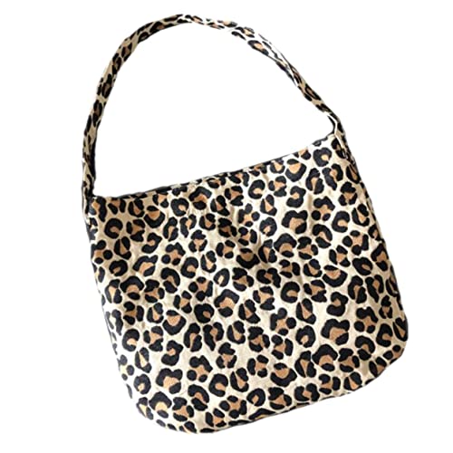 ROMISBABA Leopardenmuster Schultertasche für Damen Retro Einkaufstasche mit Großer Kapazität für Shopping Freizeit Strapazierfähigem Material Gefertigt ROMISBABA Leopardenmuster Schultertasche für Damen Retro Einkaufstasche mit Großer Kapazität für Shopping Freizeit Strapazierfähigem Material Gefertigt von ROMISBABA