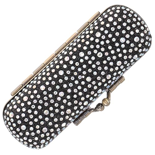 ROMISBABA Lippenstifthalter mit Tragbares Kosmetiketui Antikem Organizer für Handtasche Platzsparendes Design mit Glitzerstein für Unterwegs ROMISBABA Lippenstifthalter mit Tragbares Kosmetiketui Antikem Organizer für Handtasche Platzsparendes Design mit Glitzerstein für Unterwegs von ROMISBABA