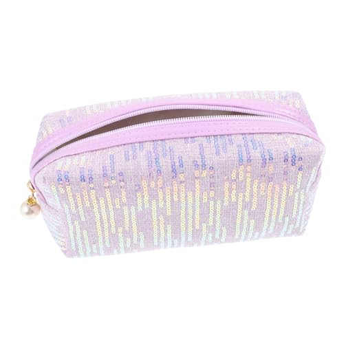 ROMISBABA Make Up für Damen Große Kapazität Pailletten Kosmetiktasche Praktischer Reise für Organisation von Kosmetik Toilettenartikeln von ROMISBABA