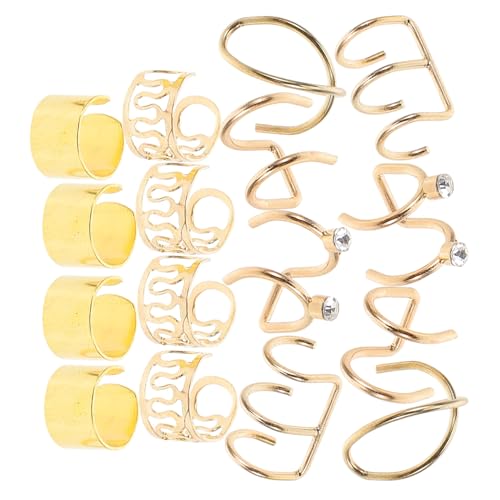 ROMISBABA Metallic U Förmige Ohrclips und Haarperlen Teilig Vielseitiger Haarschmuck für Zöpfe und Dreadlocks DIY Schmuckzubehör für Frauen Ohrlöcher Verstellbare Haarspiralen und ROMISBABA Metallic U Förmige Ohrclips und Haarperlen Teilig Vielseitiger Haarschmuck für Zöpfe und Dreadlocks DIY Schmuckzubehör für Frauen Ohrlöcher Verstellbare Haarspiralen und von ROMISBABA