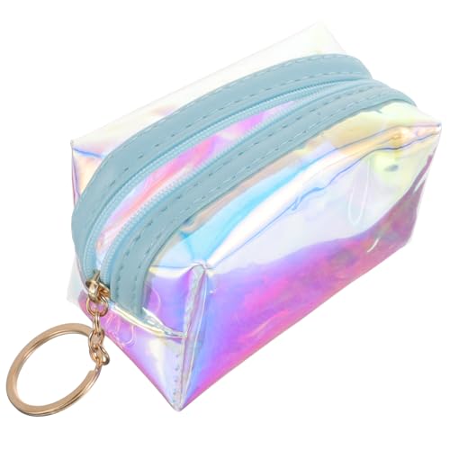 ROMISBABA Mini Münzfach Schlüsselanhänger Geldbörse PVC Klein Portemonnaie Damen Mädchen Studenten Tragbar Leicht für Outdoor Alltag von ROMISBABA