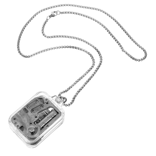 ROMISBABA Mini Musikbox Halskette aus Kleines Musikalisches Schmuckstück Langlebig und Modisch Einfache Handhabung Stilvolle Halskette für Alltag und Festtage ROMISBABA Mini Musikbox Halskette aus Kleines Musikalisches Schmuckstück Langlebig und Modisch Einfache Handhabung Stilvolle Halskette für Alltag und Festtage von ROMISBABA
